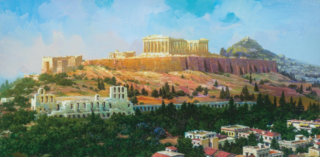 Athens Acropolis #1 by Alexander Chen - 2023 Limited Edition Seriolithograph